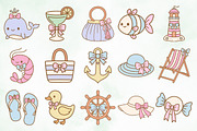 Coquette Beach PNG Design Bundle, an Illustration by Creative Art (Thumbnail 2 of 5)