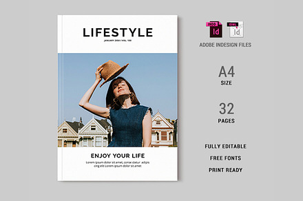 Lifestyle Magazine Template