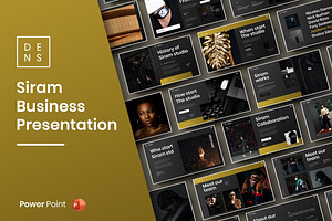 Siram – Business PowerPoint Template, a Presentation Template by Dens Creative Studio