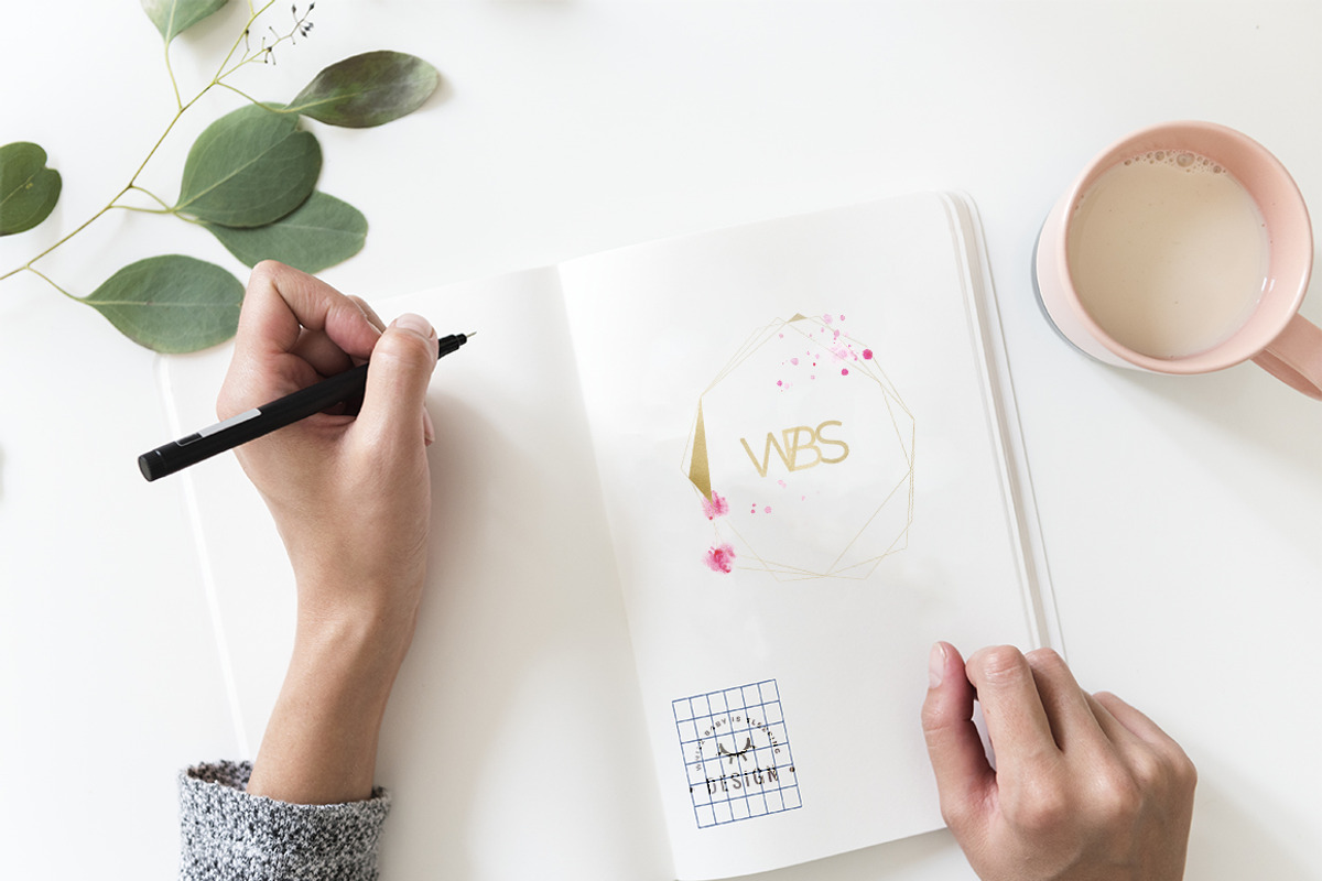 Watercolor Peonies and Foil Set, an Illustration by WBS Design (Photo 9 of 9)