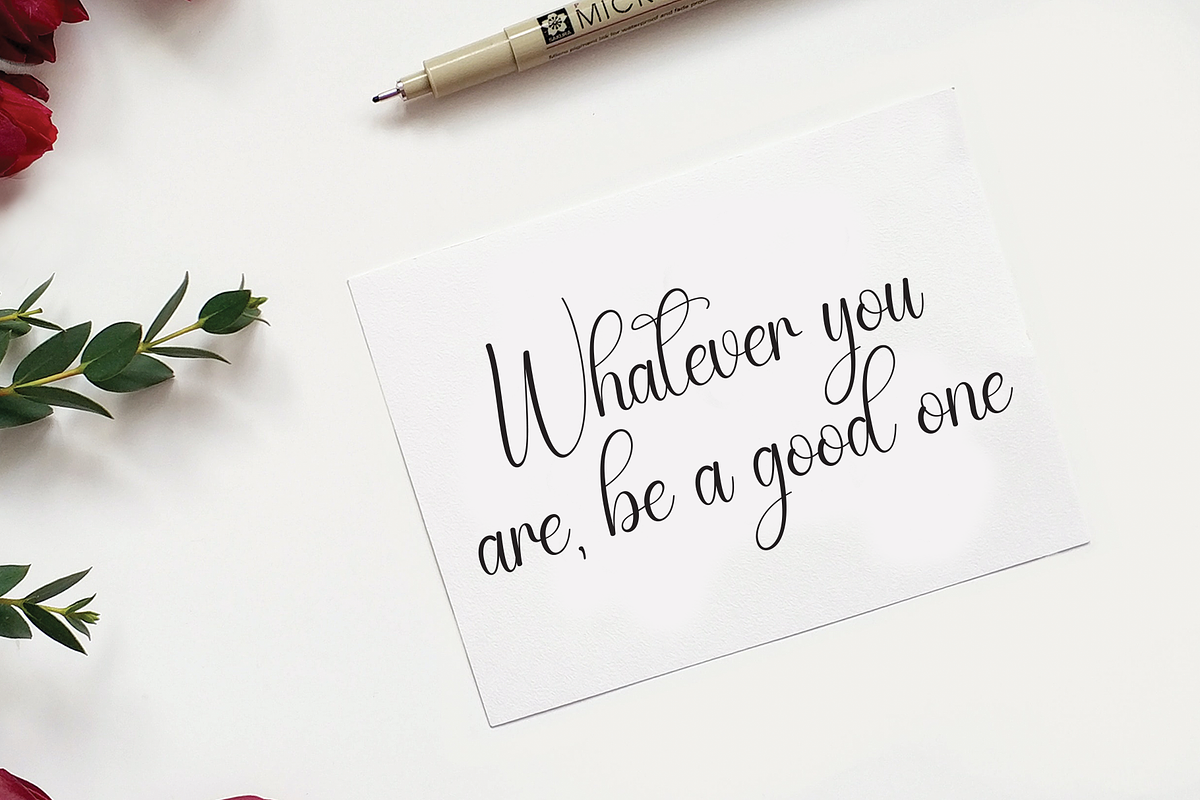 Babylove | Script Font, a Handwritten Font by Scratchones (Photo 3 of 9)