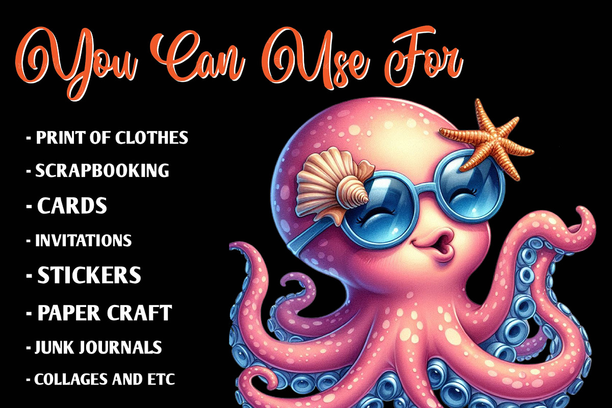 Cute The Little Mermaid clipart, an Illustration by CreationArt (Photo 6 of 9)