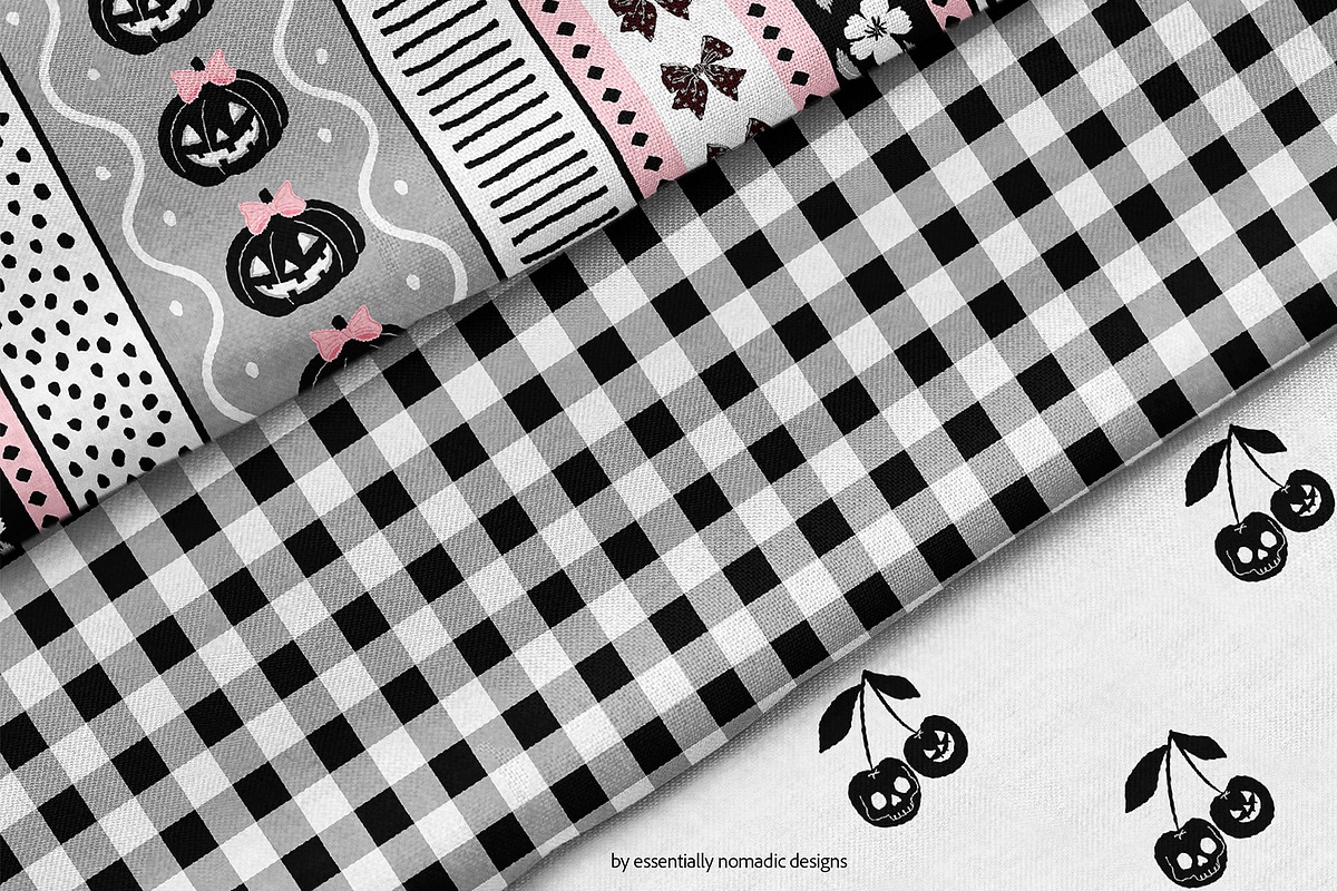 Coquette Halloween Seamless Pattern, a Pattern Graphic by Essentially Nomadic (Photo 2 of 10)