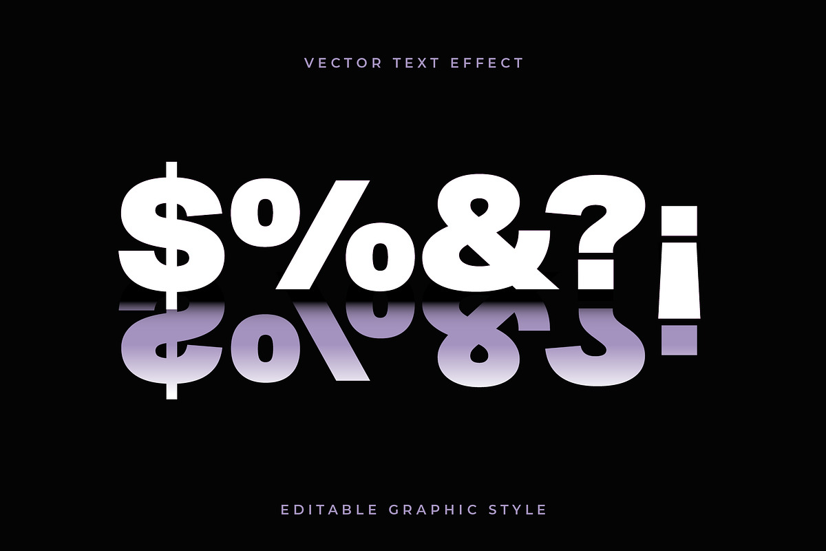Bold Reflection Text Effect preview 2