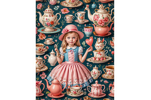 Children's Background, doll tea, a Holiday Photo by TatsianaSalauyova