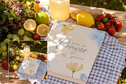 Rustic Picnic Book Cover Mockup PA-P, a Books & Magazine Mockup by Callistemon Creative (Thumbnail 3 of 8)