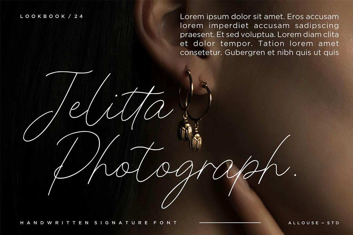 Jemaritta Signature, a Handwritten Font by Allouse Studio (Photo 3 of 10)