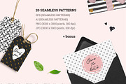WITH LOVE- 20 seamless patterns, a Background Graphic by jenny lipets (Thumbnail 2 of 9)