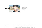 Wayne | CV / resume template, a Resume Template by CV house (Thumbnail 5 of 10)