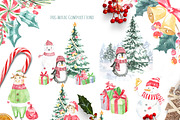 Christmas Tale Watercolor Clipart, an Animal Illustration by Catherine Wheel (Thumbnail 13 of 14)