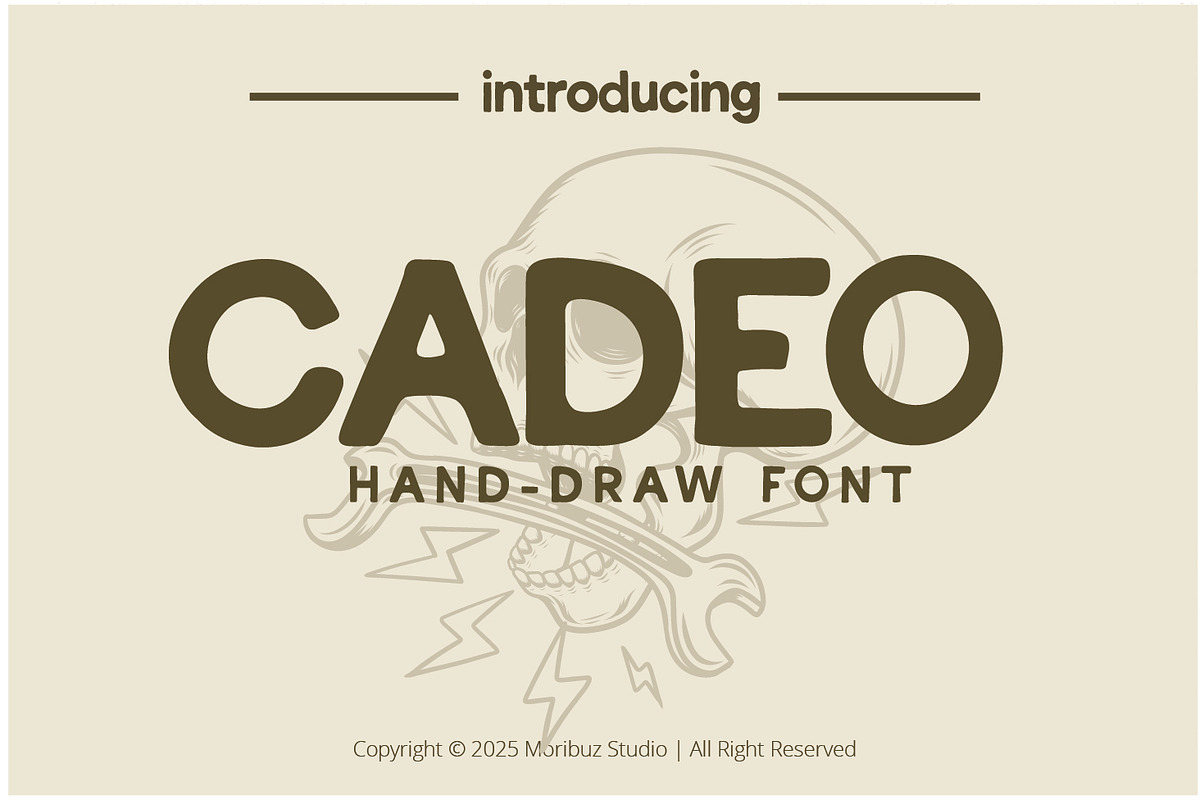 Cadeo | Vintage Sans Serif Fonts, a Sans Serif Font by Moribuz Studio (Photo 1 of 3)