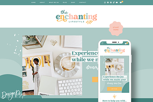 Enchanting Wix Website Template