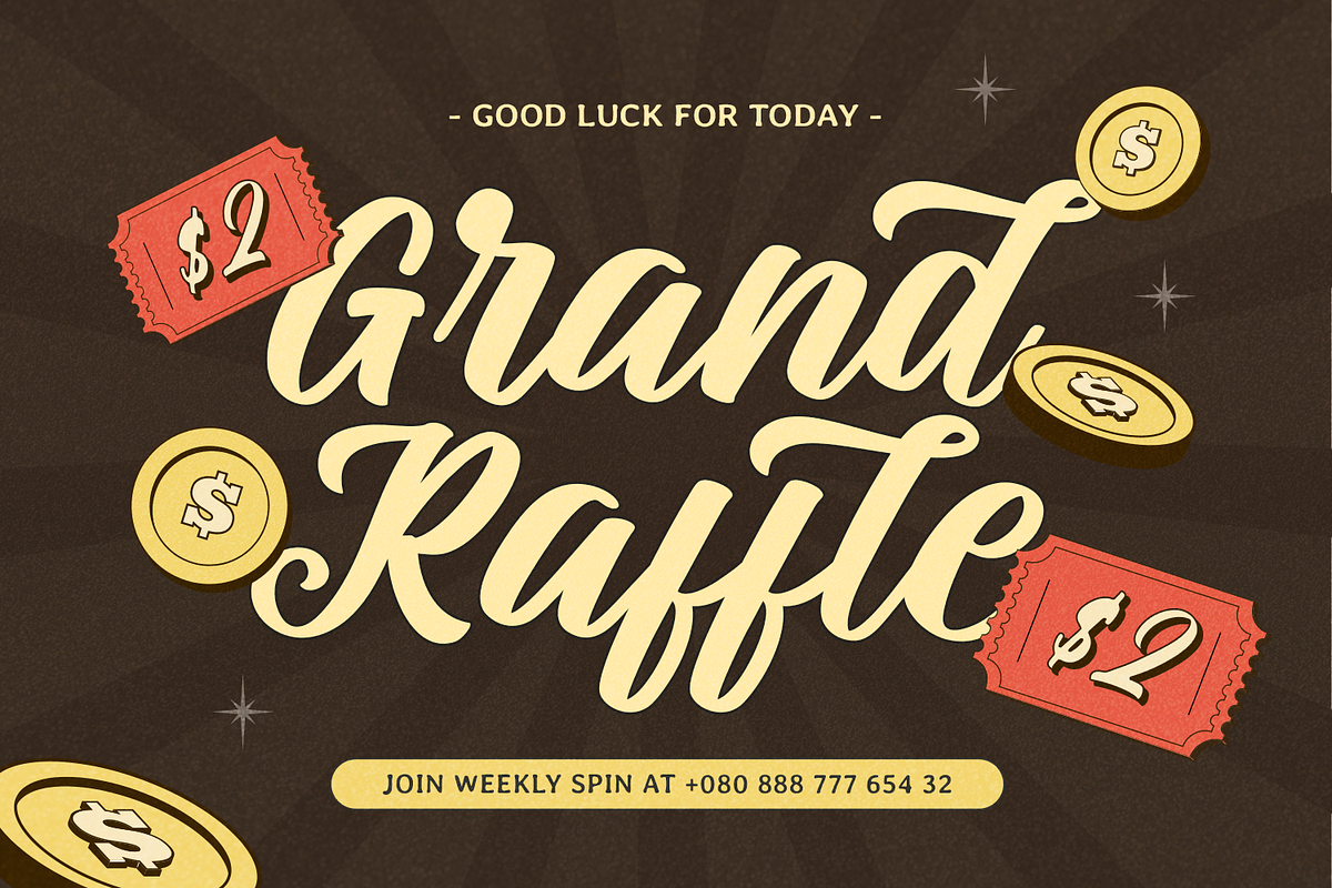 Auckland - Vintage Font, a Handwritten Font by Mozatype (Photo 3 of 10)