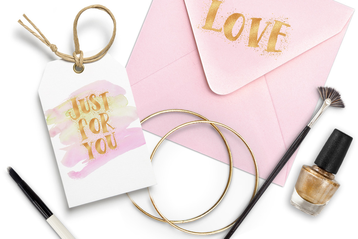 Time To Celebrate Gold Confetti Font preview 5