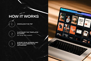 Portrait Instagram Templates Orange, a Social Media Template by Digital&Chic (Thumbnail 5 of 6)