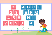 Button Style - Playful Block Font, a Symbol Font by KiddoGlyphs Studio (Thumbnail 5 of 6)