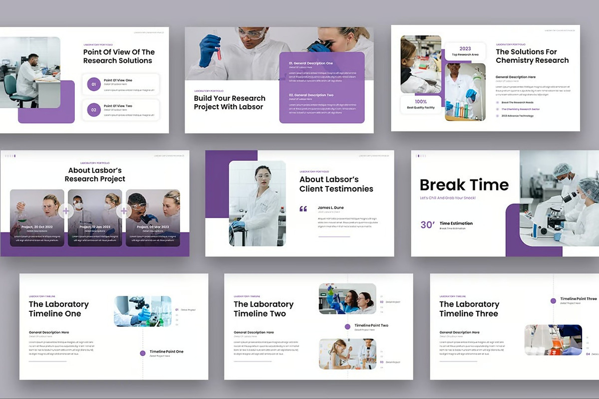 Labsor  Laboratory Chemistry Keynote, a Presentation Template by Fit-tee (Photo 3 of 6)