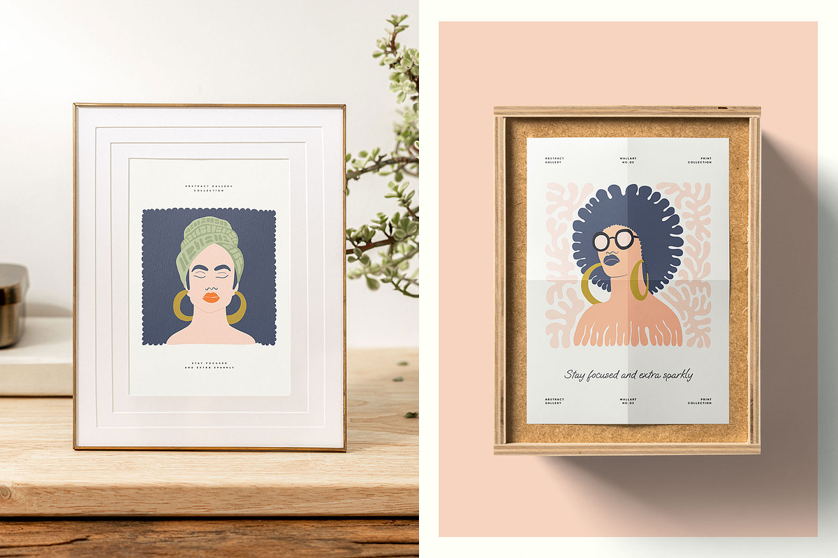 Flowers Girls | Wall Art Creator, an Object Graphic by Leleka.Store (Photo 6 of 15)