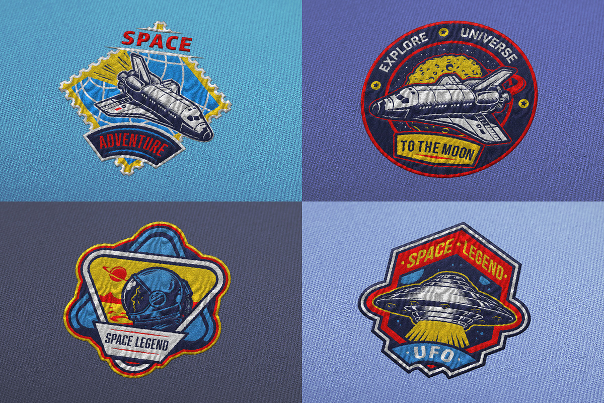 Space badge bundle, a Templates & Theme by DGIM studio (Photo 3 of 9)