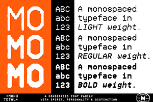 Mono TotalMonospaced Font Family