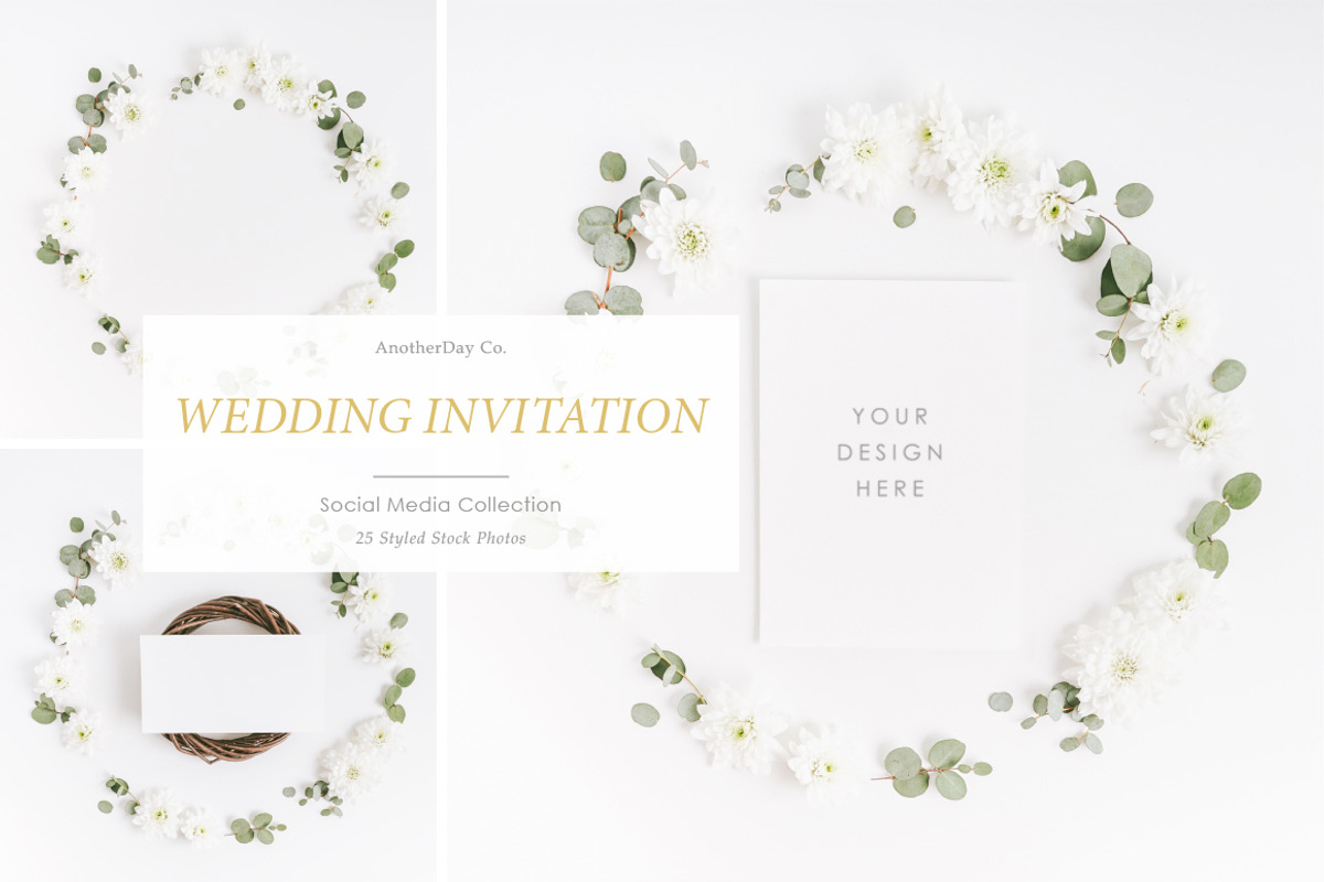Wedding Invitation Styled Stock, a Print Template by Anotherday Co. (Photo 5 of 6)