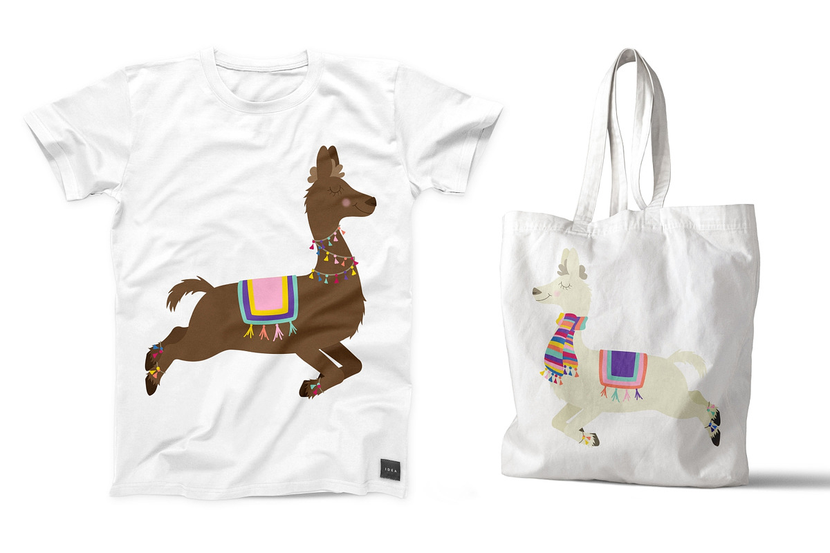 Llama Clipart, an Illustration by Huckleberry Hearts (Photo 3 of 3)