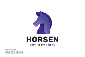 Horse Logo Icon Design Vector