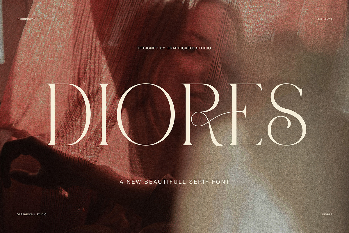 Diores Elegant Serif Font, a Serif Font by Graphicxell (Photo 1 of 8)