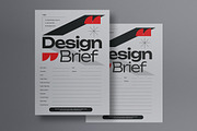 Gray Company Design Brief, a Flyer Template by graphicook (Thumbnail 1 of 2)
