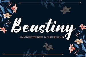 Beastiny Handwritten Font