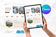 Real Estate Website Canva Templates, a Landing Page Template by Snapybiz (Thumbnail 7 of 11)