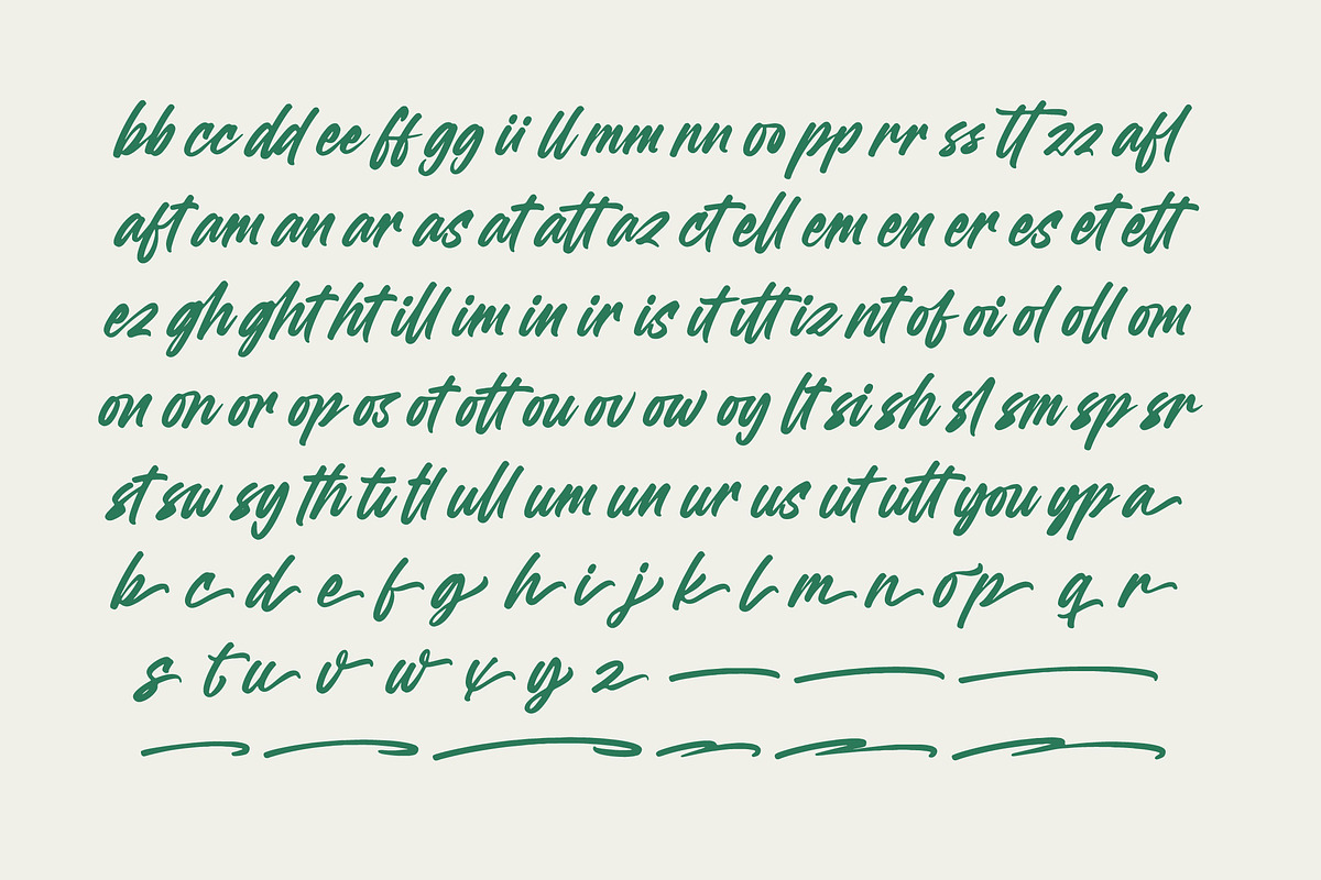 Heighaps Wastone Modern Brush Font, a Script Font by Letterena Studios Script (Photo 14 of 20)