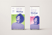 Rollup Banner Mockup Set, a Print Template by mockupatelier (Thumbnail 10 of 12)