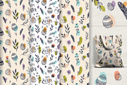 Easter Seamless Patterns (colorful), a Pattern Graphic by HmarkaShop (Thumbnail 2 of 5)