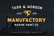 Paint Factory — Vintage letter font, a Sans Serif Font by SimpleBits® (Thumbnail 2 of 4)