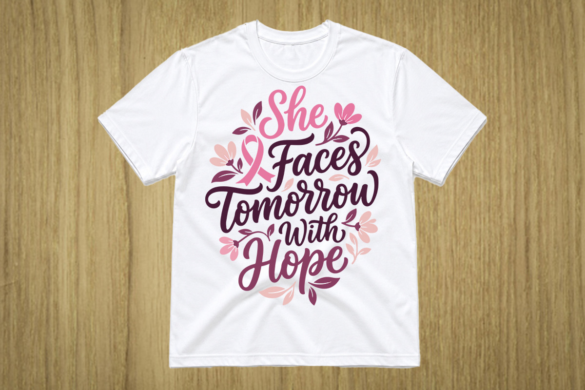 Breast cancer warrior t-shirt design, an Object Graphic by jahid234 (Photo 1 of 3)