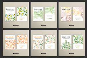 Book cover with flowers, a Brochure Template by Haisonok