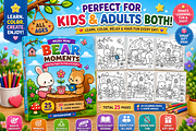 Mush Mini Bear Moments Coloring Book, an Education Illustration by Design Zone (Thumbnail 2 of 5)
