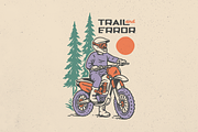 Trail and Error, a Sport Illustration by Mangustudio (Thumbnail 1 of 3)