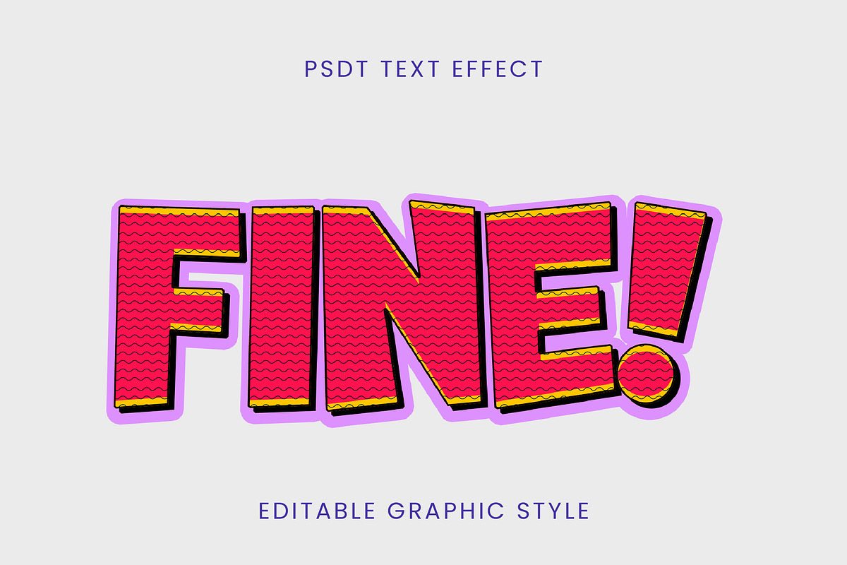 Pop Art Comic Text Effect