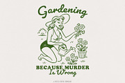 Gardening Because Murder Is Wrong, an Illustration by SharpMarketplace (Thumbnail 1 of 9)