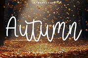 Autumn, a Handwritten Font by InermediaSTUDIO (Thumbnail 1 of 7)