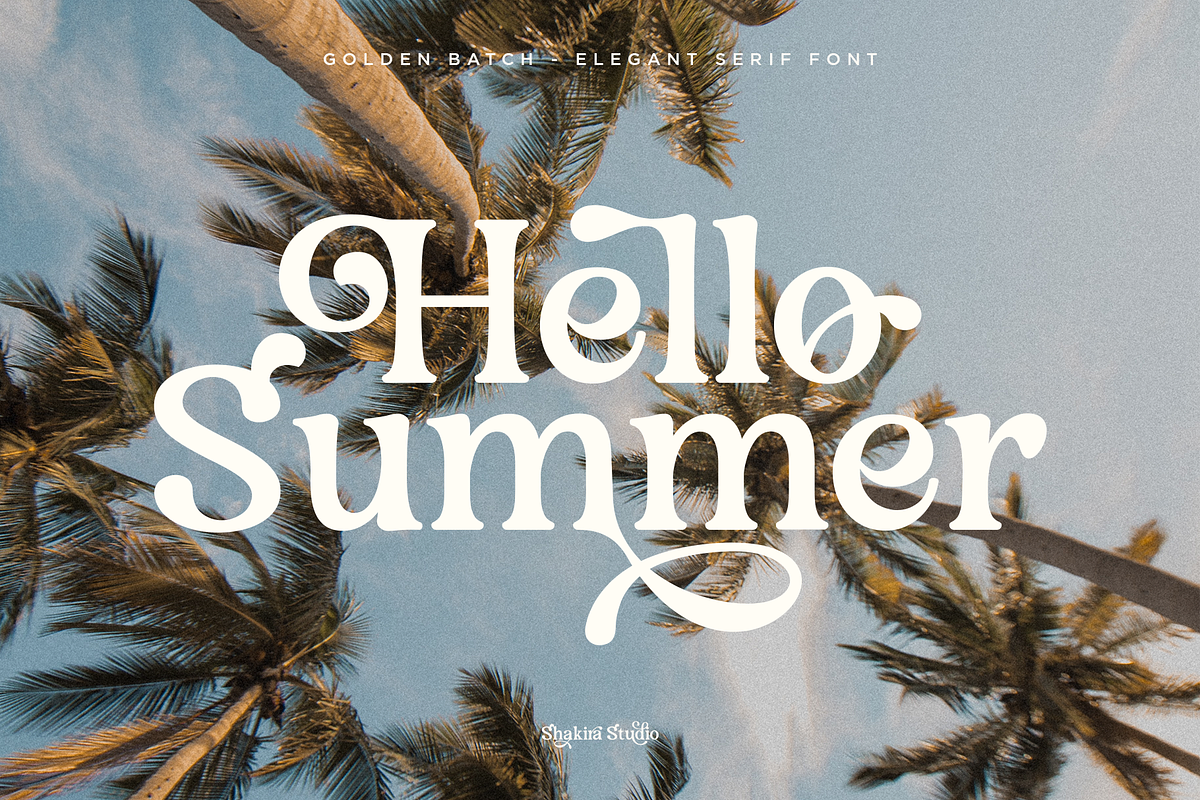 Golden Batch - Elegant Serif Font, a Serif Font by Shakira Studio (Photo 4 of 10)