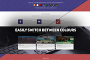Sliced: PSD One-Page Template, a Landing Page Template by Spuddy (Thumbnail 3 of 4)