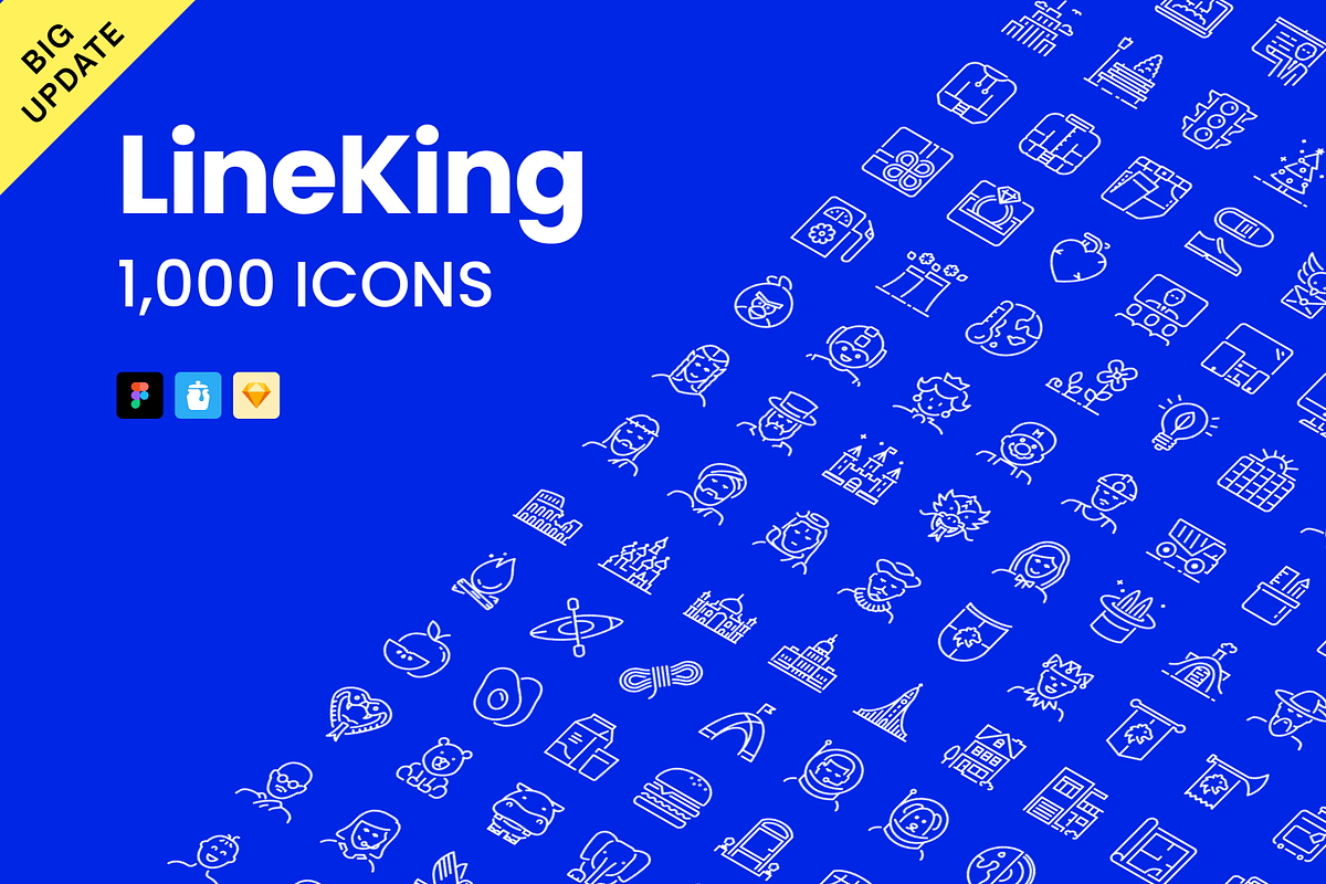LineKing icons, an Outline Icon by PixelBazaar (Photo 1 of 7)