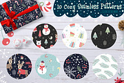 Cozy Christmas: patterns & cards, an Animal Illustration by Gulnara Sabirova (Thumbnail 4 of 7)