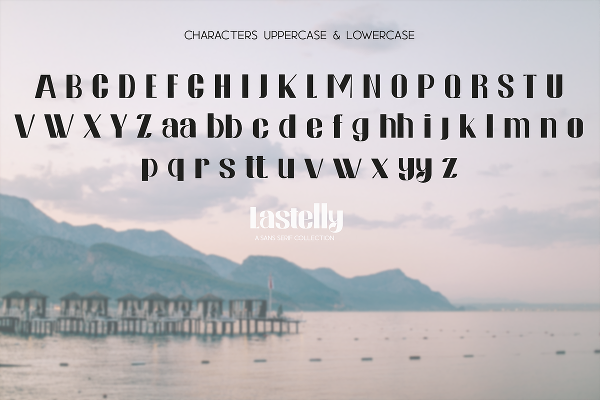 Lastelly - Sans Serif Font, a Sans Serif Font by ivan_artnivora (Photo 3 of 5)