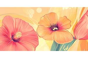Vivid floral close up featuring, an Object Illustration by Lermont51