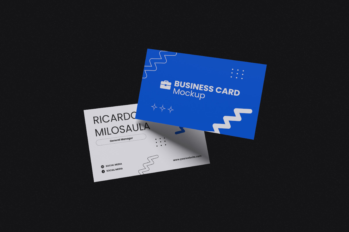 Business Card Mockup Bundle Set, an Advertising Mockup by Rielismee (Photo 3 of 5)