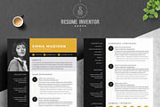 Modern Resume/CV Template for Word, a Resume Template by ResumeInventor (Thumbnail 2 of 6)